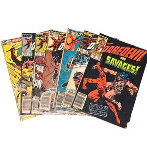 Marvel Daredevil Comic Book Lot of 8 #115,185,189,198,202,206,211,212 Vtg 1980s